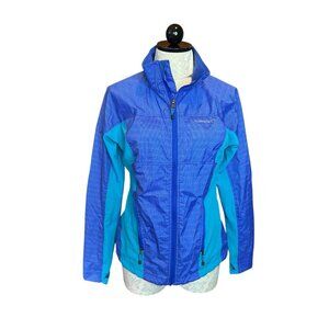 Avalanche Women's Weathershield Jacket Coat‎ Top Blue Zip Wind Rain Waterproof M